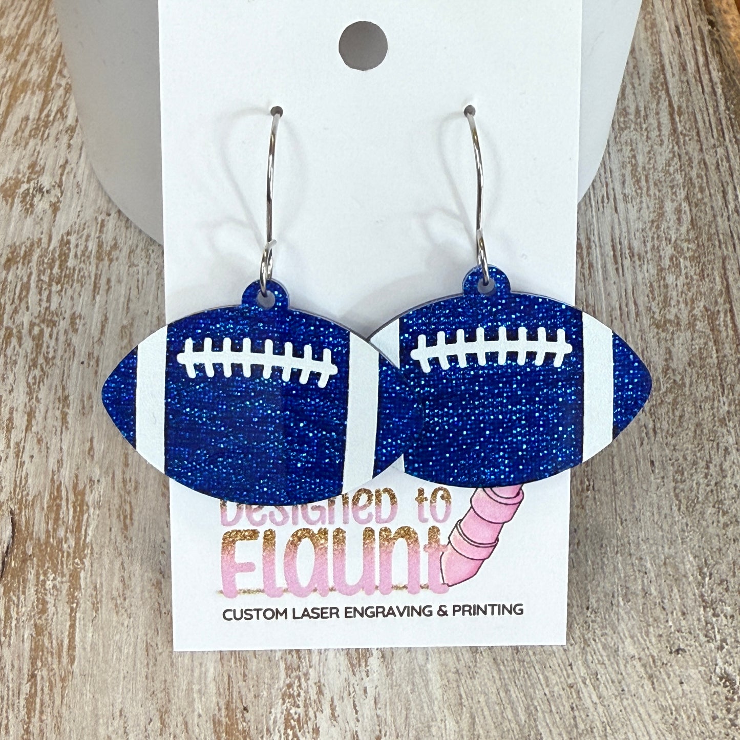 UV Printed Friday Night Lights Acrylic Dangle Earrings