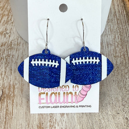 UV Printed Friday Night Lights Acrylic Dangle Earrings