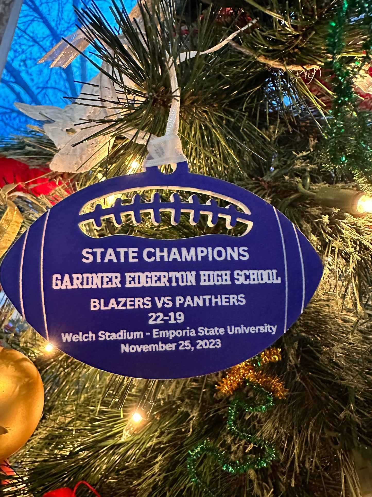 GEHS State Championship Ornament