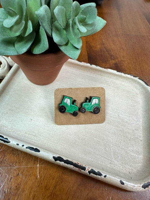 Green Tractor Studs
