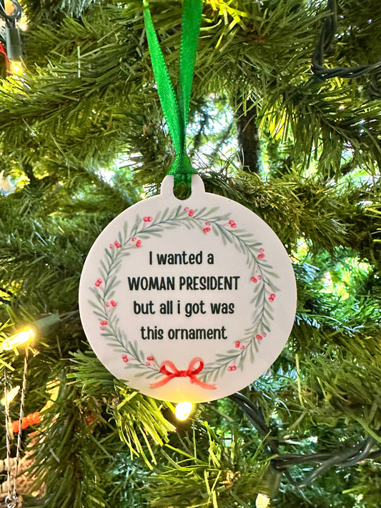 Woman President Ornament