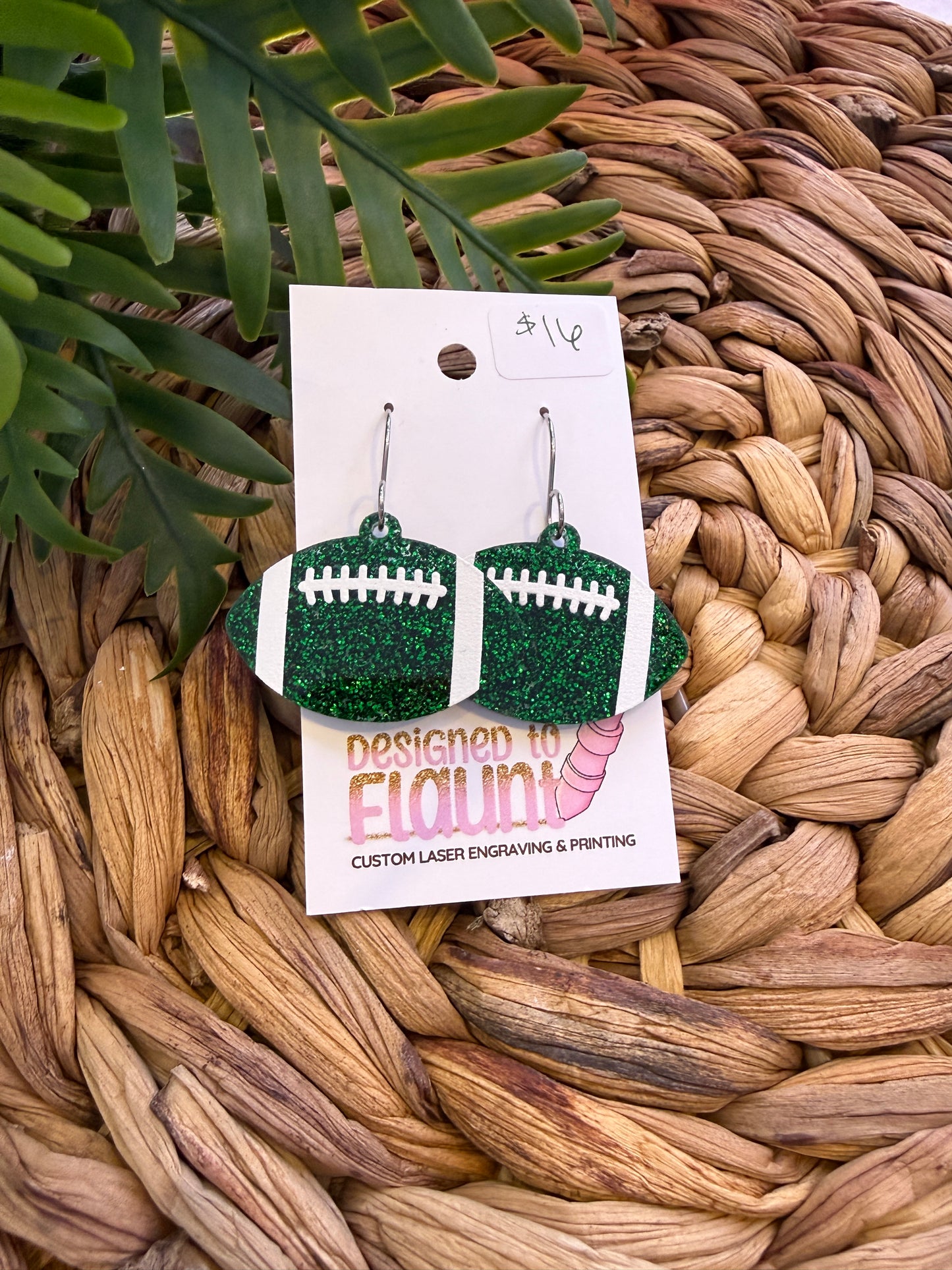 UV Printed Friday Night Lights Acrylic Dangle Earrings