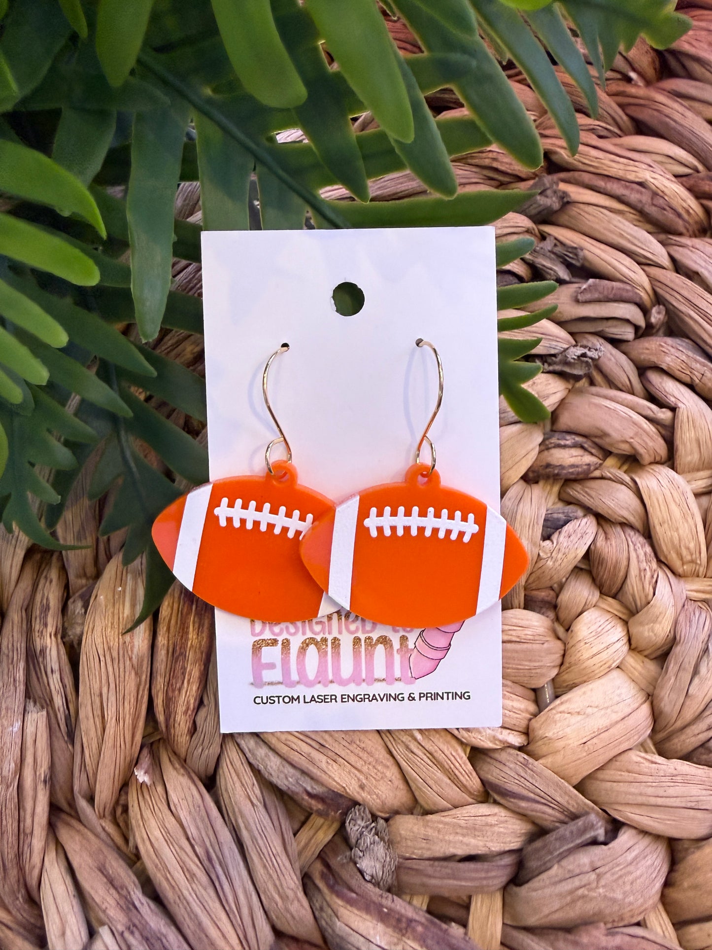 UV Printed Friday Night Lights Acrylic Dangle Earrings