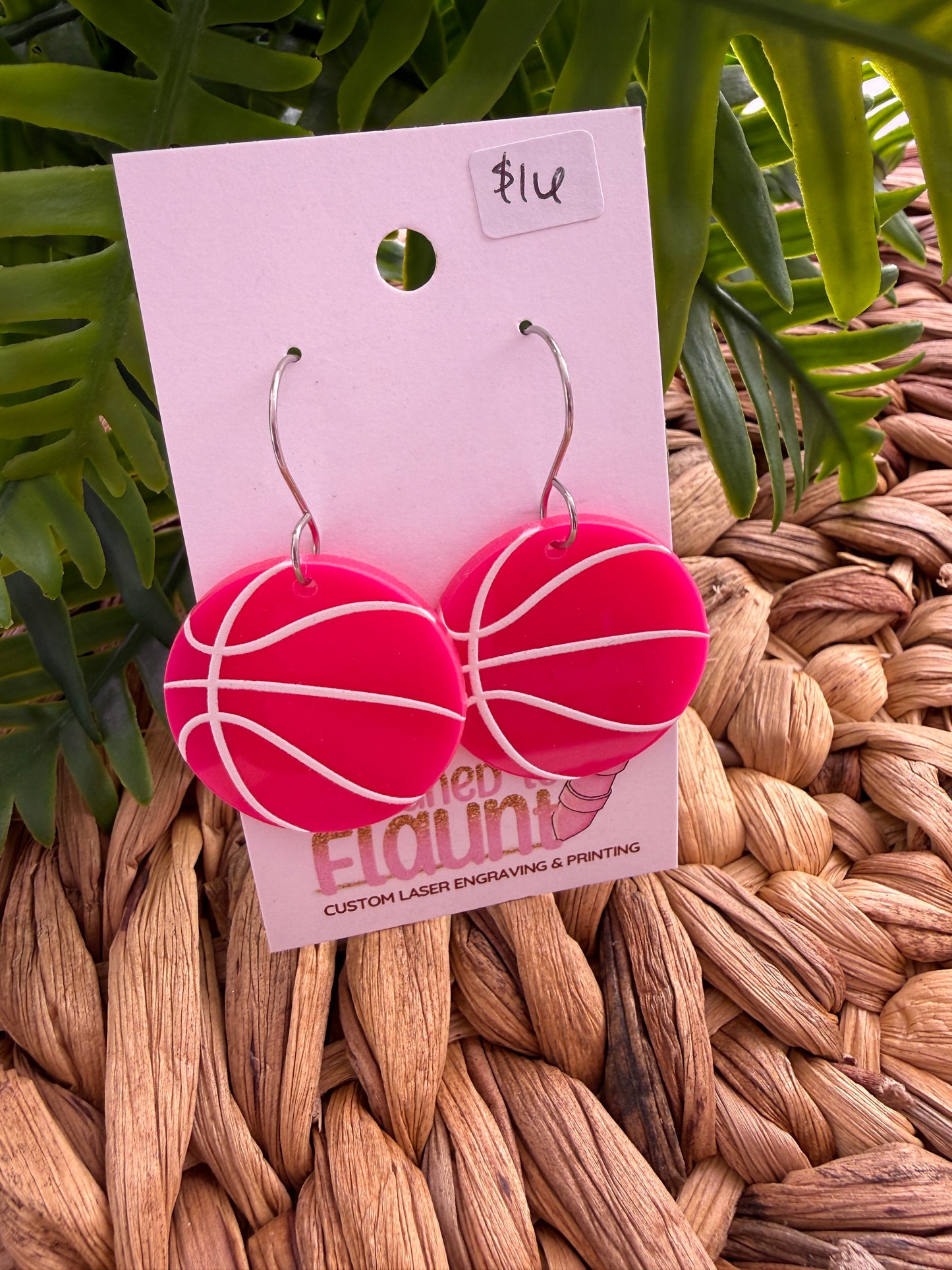 Full-Court Sparkle! UV Printed Basketball Dangles
