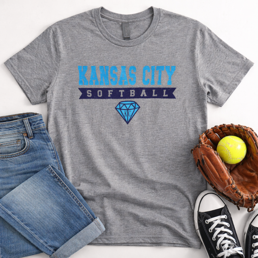 Diamonds Softball Tee