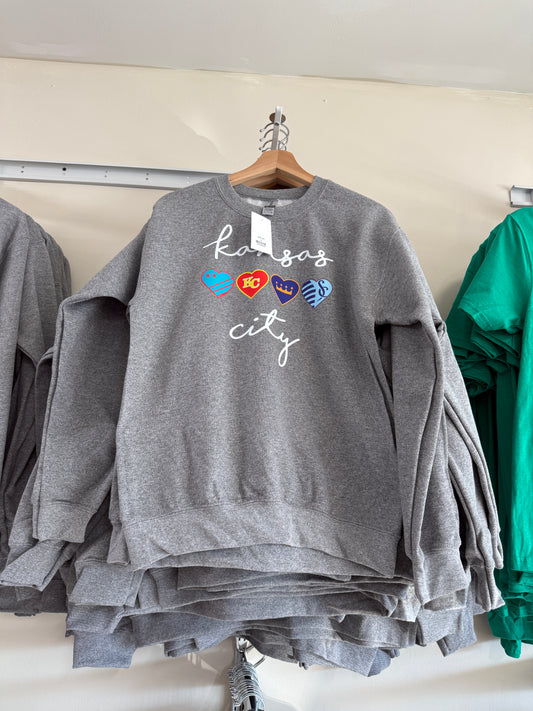 Kansas City Sports Grey Sweatshirt