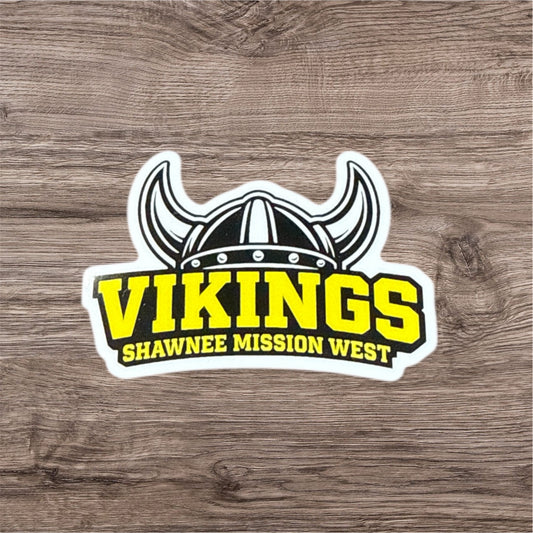 Shawnee Mission West Vikings Sticker