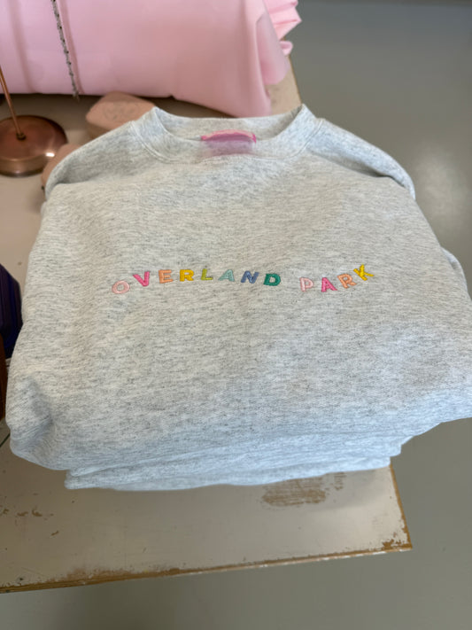 Overland Park Embroidered Sweatshirt