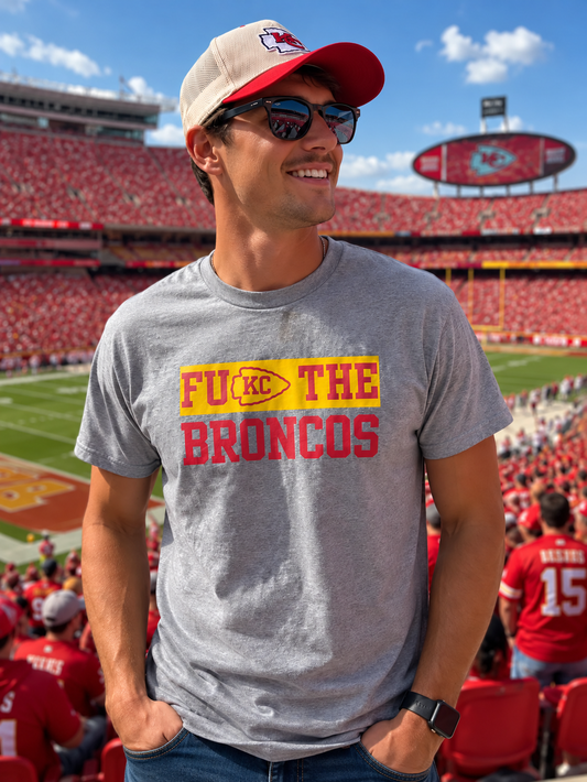Kansas City Division Rivalry Football T-Shirt | KC Game Day Graphic Tee