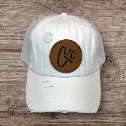 Chorus Kansas City Criss Cross Ponytail Hat (round patch)