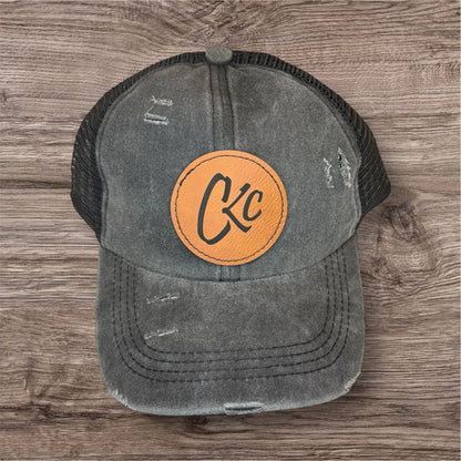 Chorus Kansas City Criss Cross Ponytail Hat (round patch)