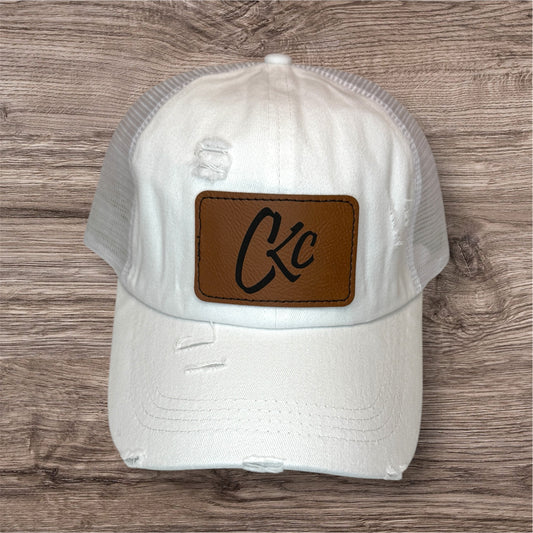 Chorus Kansas City Criss Cross Ponytail Hat (rectangle patch)
