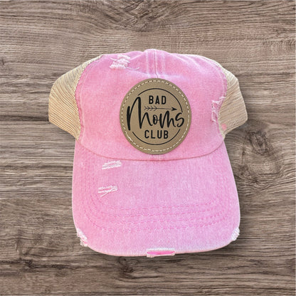 Bad Moms Club Women's Criss Cross Hat