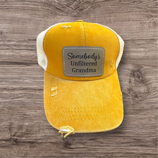 Somebody's Unfiltered Grandma Women's Criss Cross Hat