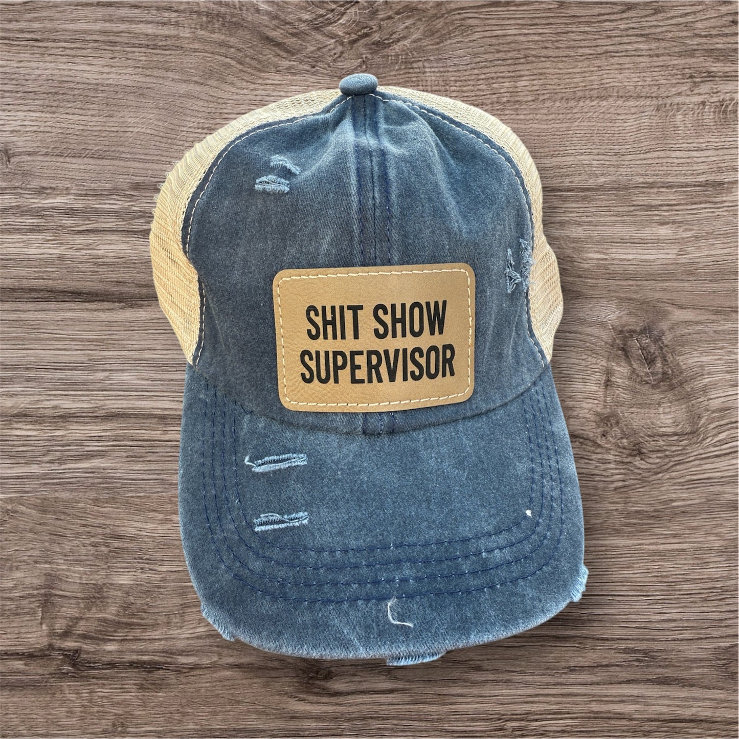 Shit Show Supervisor Women's Criss Cross Hat