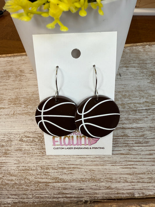 Full-Court UV Printed Basketball Dangles