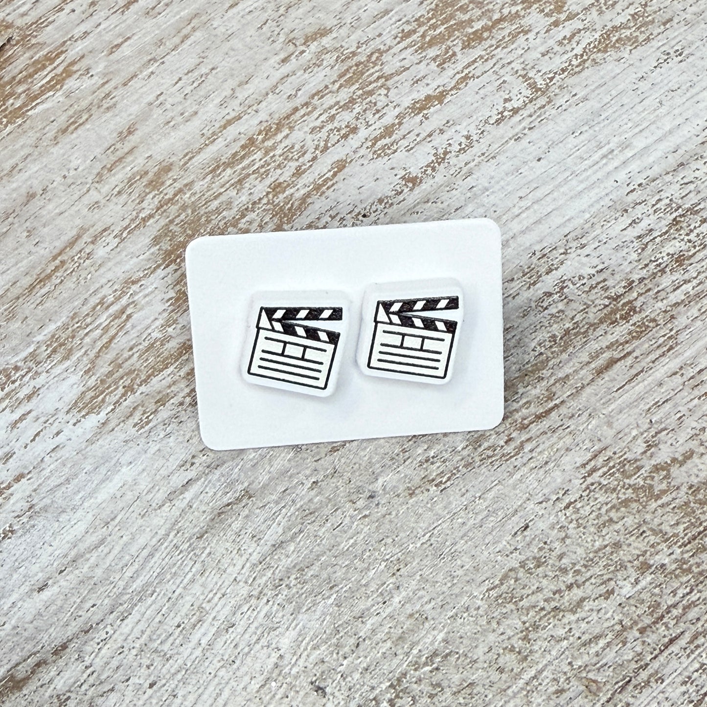 UV Printed Take One Acrylic Stud Earrings