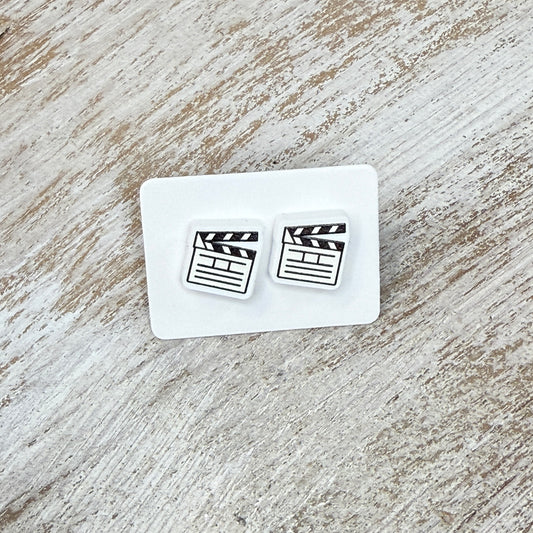 UV Printed Take One Acrylic Stud Earrings