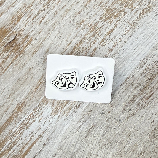 UV Stage Life Acrylic Stud Earrings