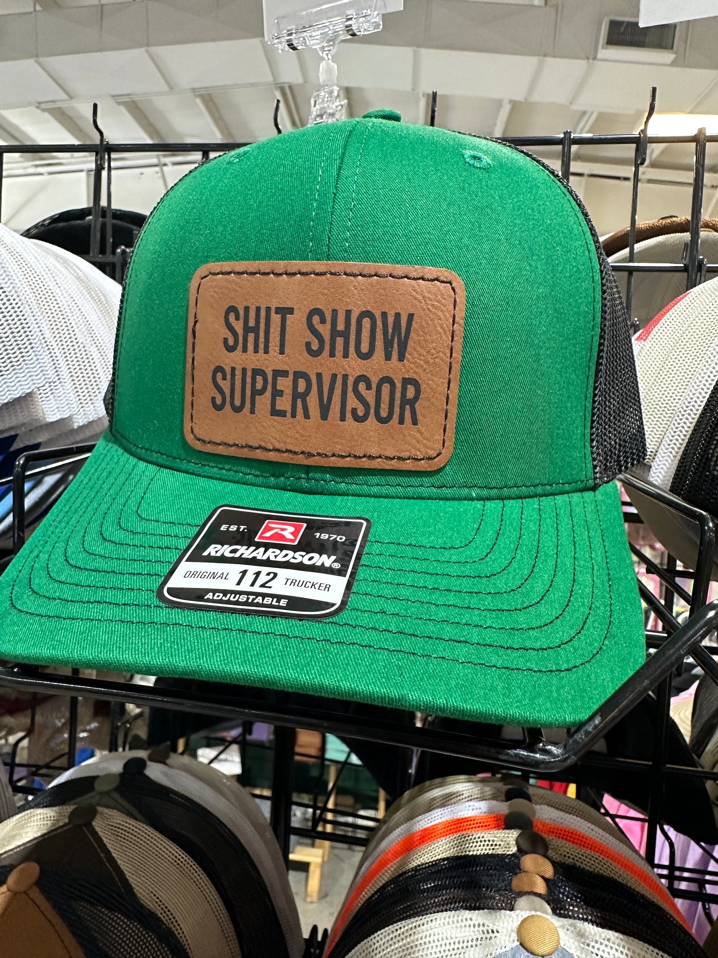 Shit Show Supervisor Men's Richardson 112 Trucker Hat