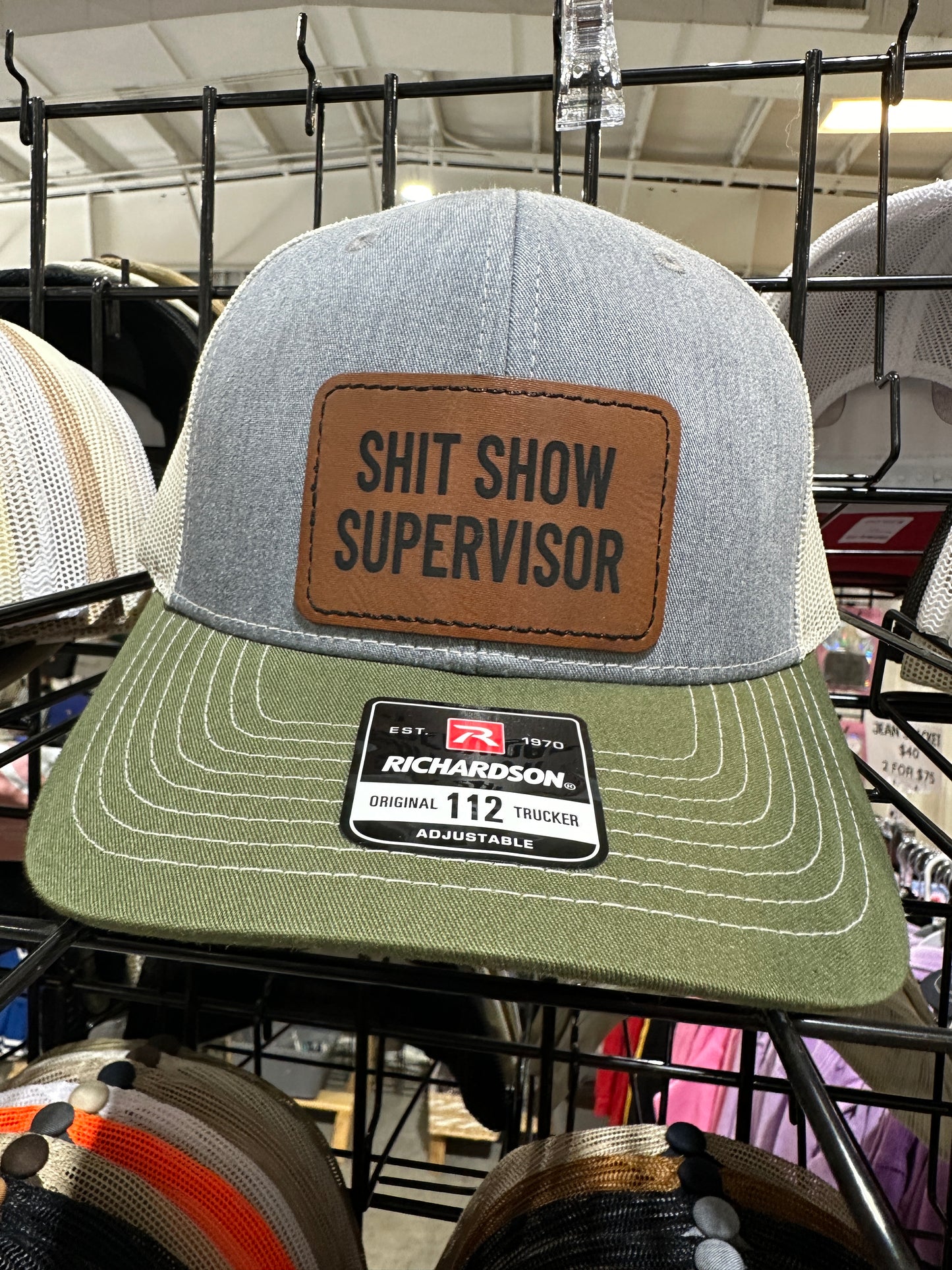Shit Show Supervisor Men's Richardson 112 Trucker Hat