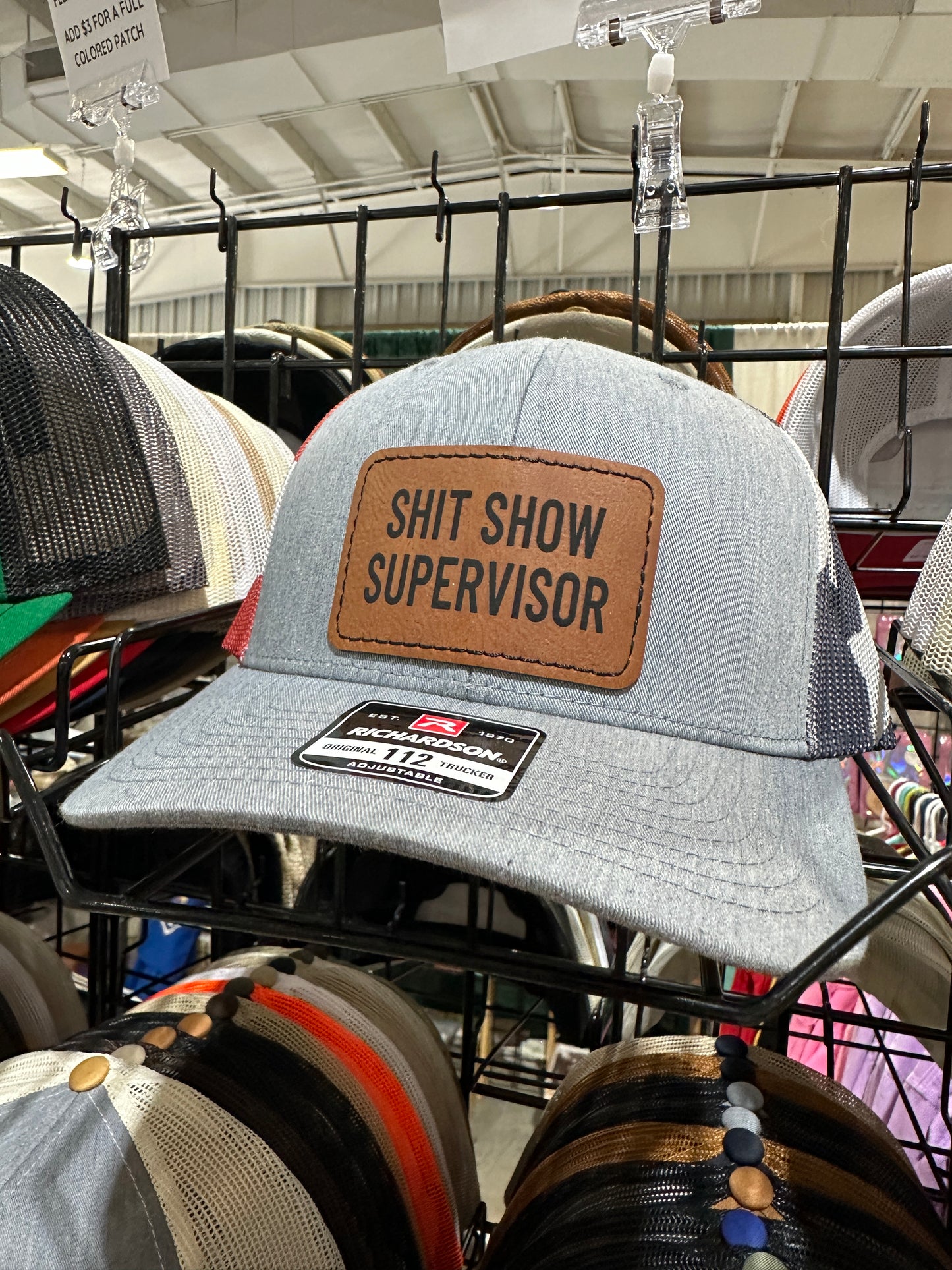 Shit Show Supervisor Men's Richardson 112 Trucker Hat