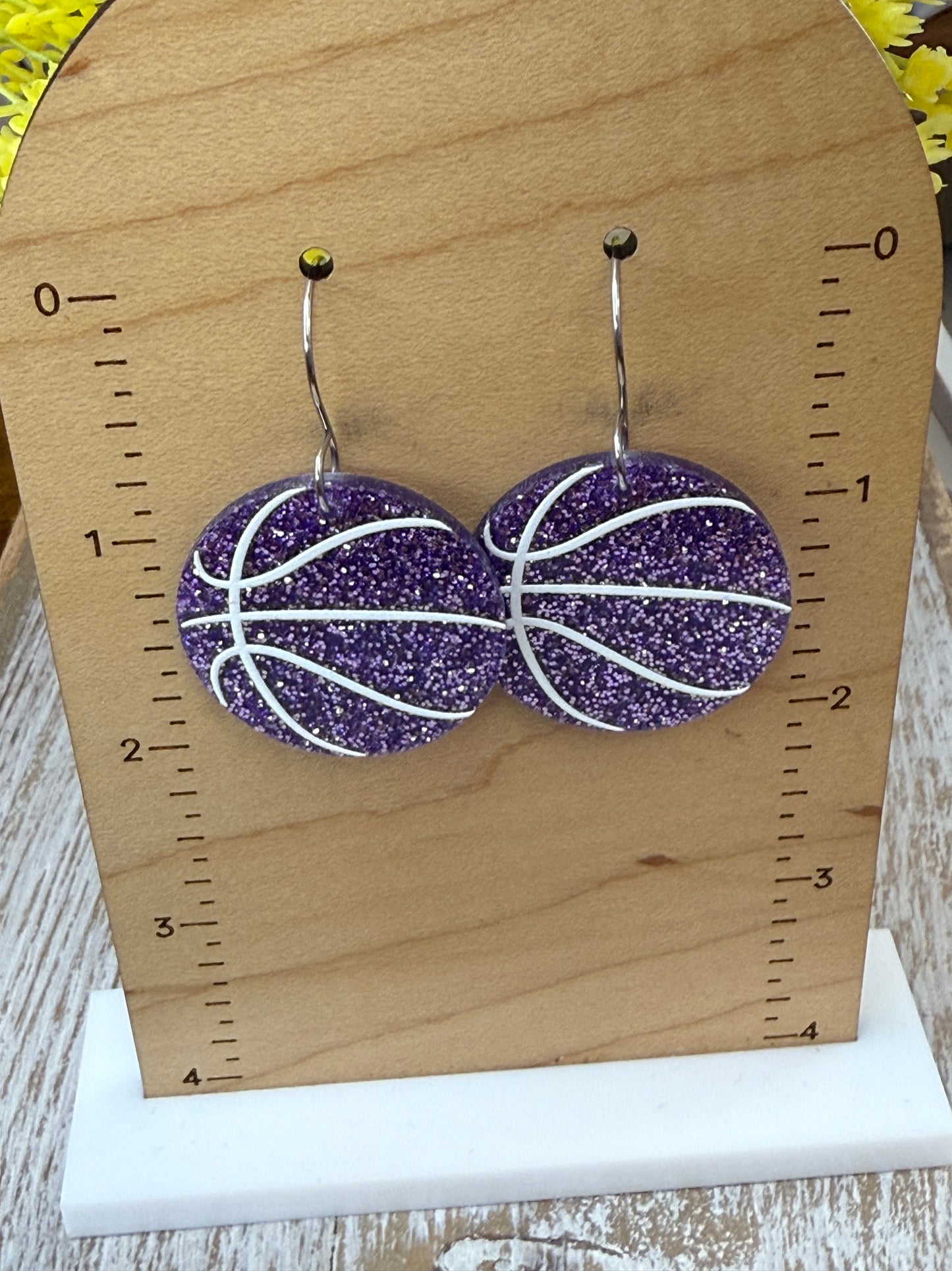 Full-Court Sparkle! UV Printed Basketball Dangles