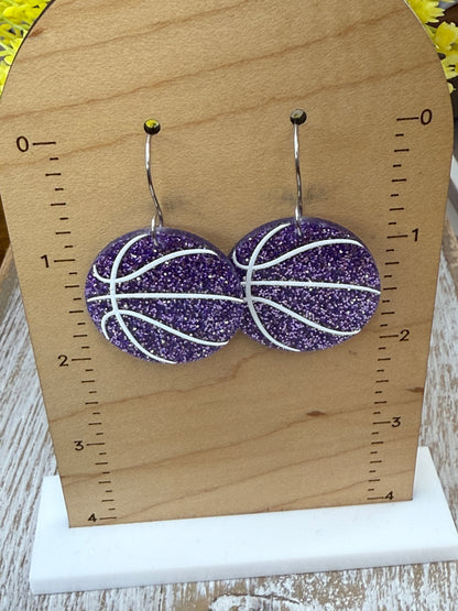Full-Court Sparkle! UV Printed Basketball Dangles