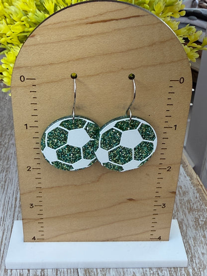 Sideline Sparkle! UV Printed Soccer Dangles