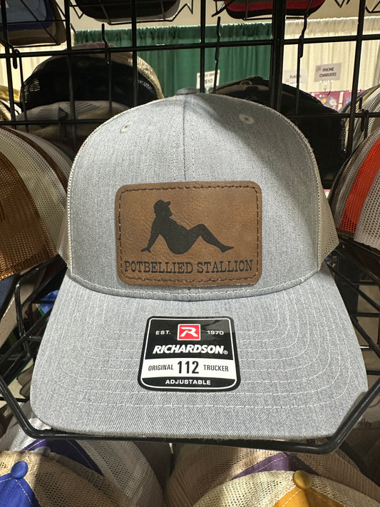 Potbellied Stallion Men's Richardson 112 Trucker Hat