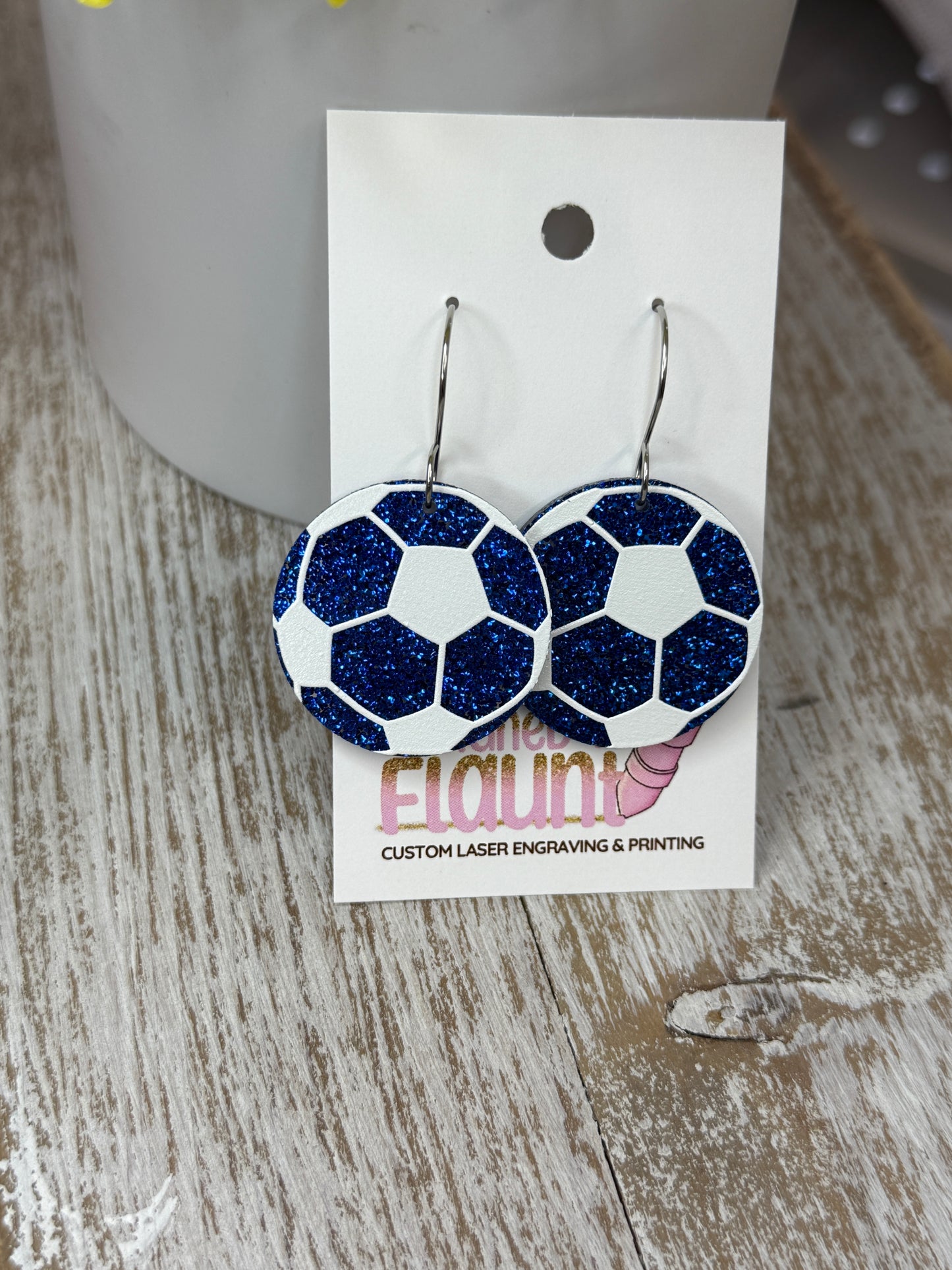Sideline Sparkle! UV Printed Soccer Dangles