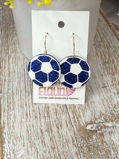 Sideline Sparkle! UV Printed Soccer Dangles