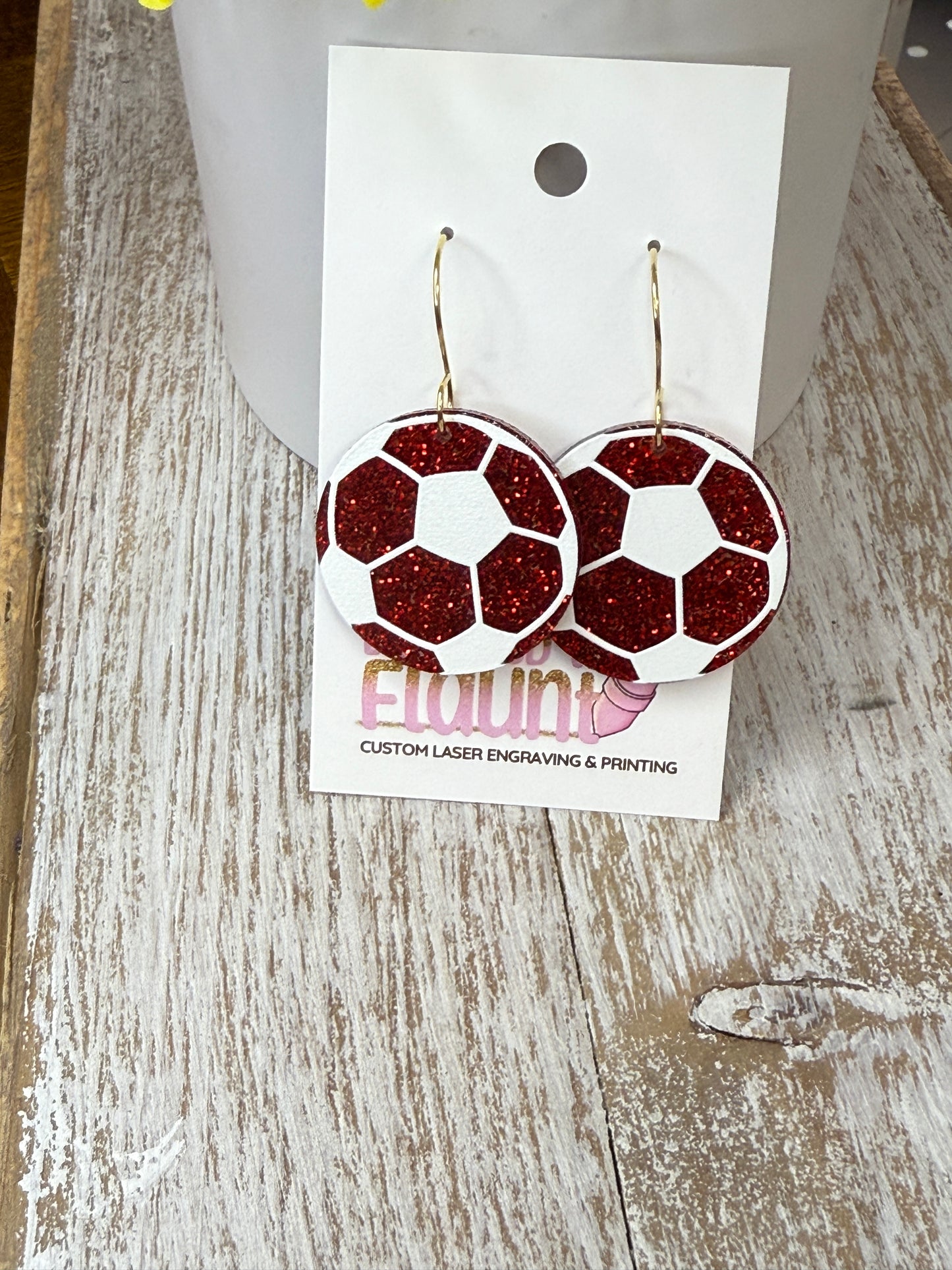 Sideline Sparkle! UV Printed Soccer Dangles