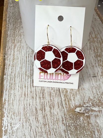 Sideline Sparkle! UV Printed Soccer Dangles