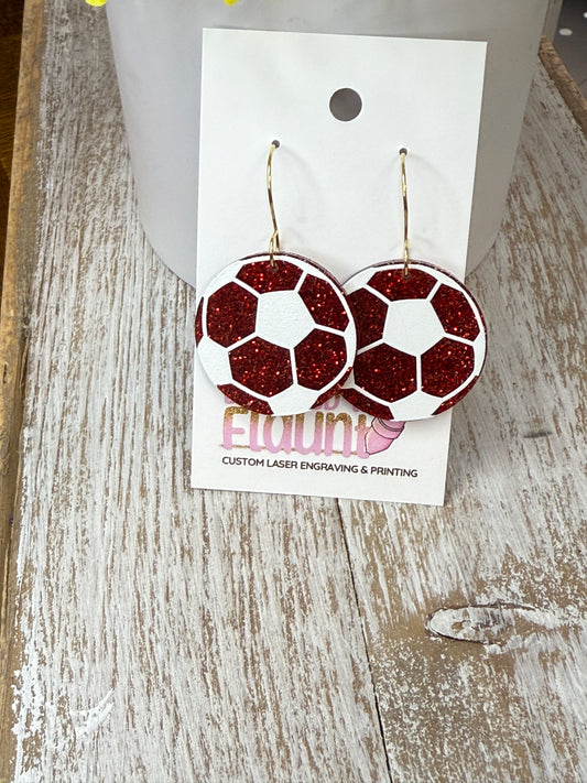 Sideline Sparkle! UV Printed Soccer Dangles