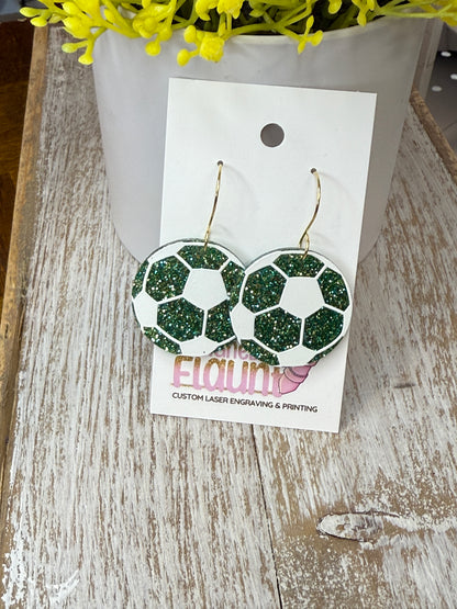 Sideline Sparkle! UV Printed Soccer Dangles