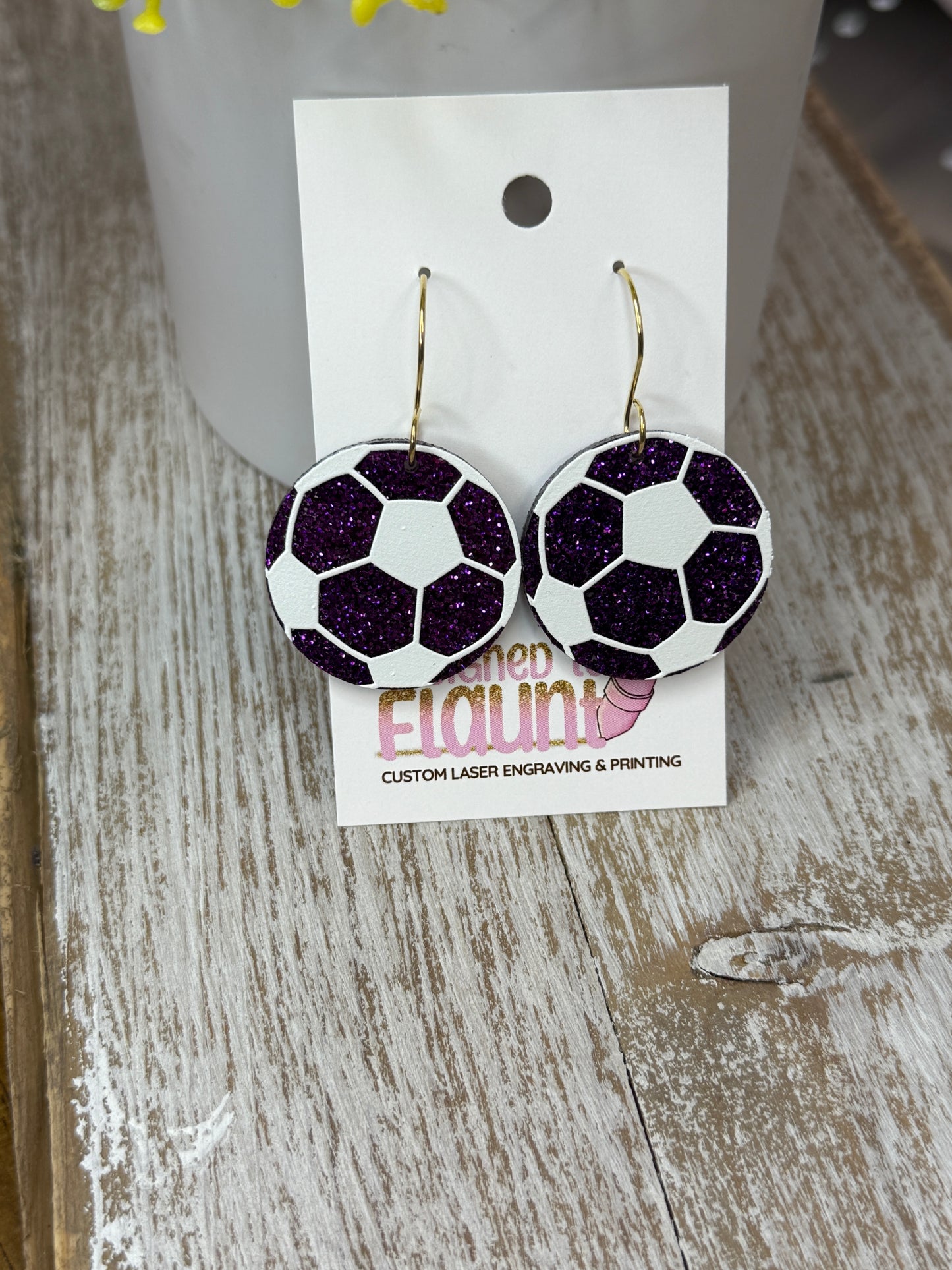 Sideline Sparkle! UV Printed Soccer Dangles