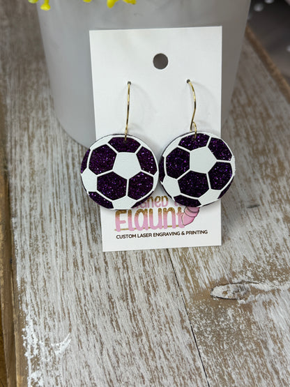 Sideline Sparkle! UV Printed Soccer Dangles