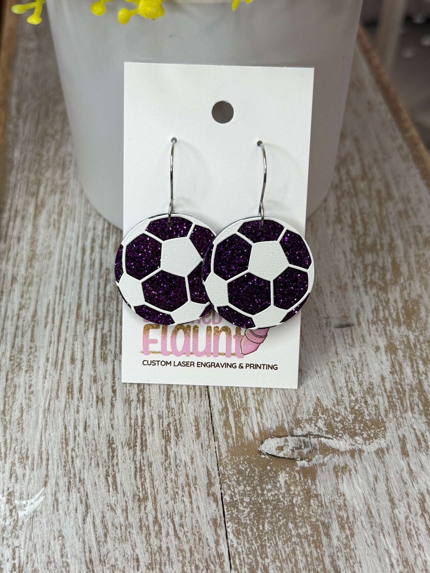 Sideline Sparkle! UV Printed Soccer Dangles