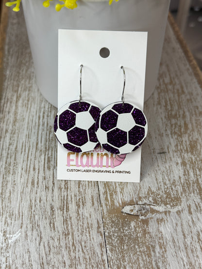 Sideline Sparkle! UV Printed Soccer Dangles