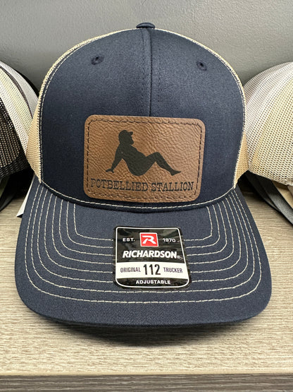 Potbellied Stallion Men's Richardson 112 Trucker Hat
