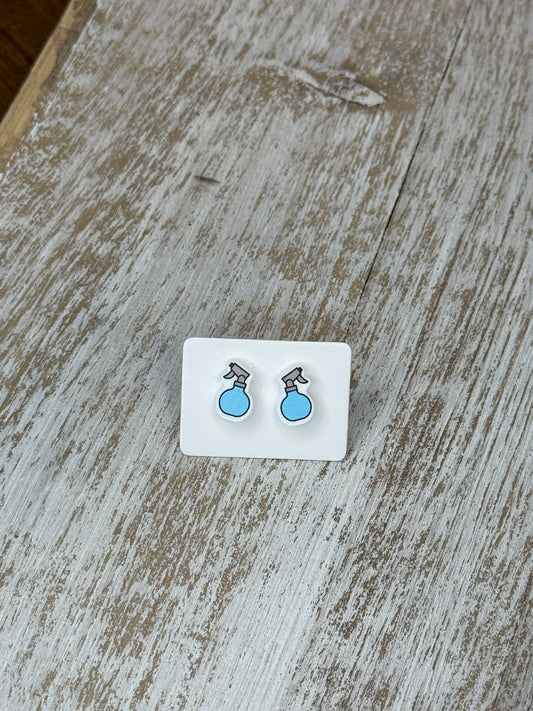 UV Printed Mist Me Acrylic Stud Earrings