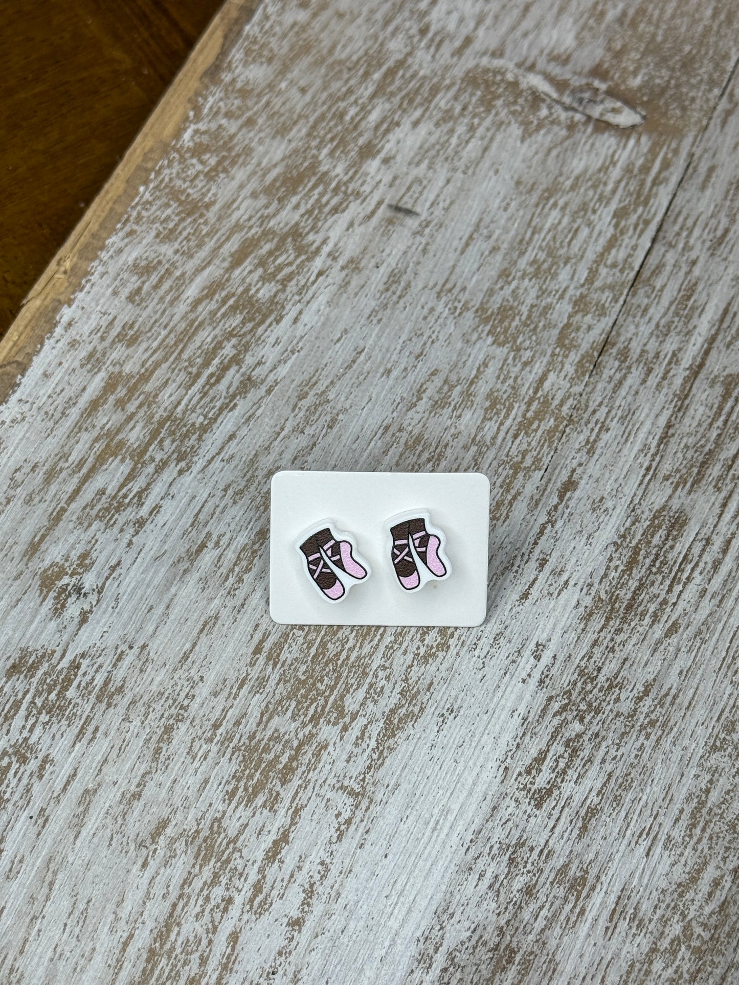 UV Printed Dancer's Dream Acrylic Stud Earrings