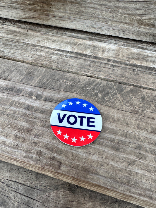 Sublimated Vote Acrylic Magnet