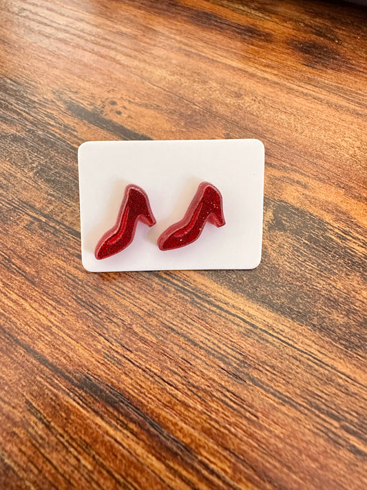 No Place Like Home Acrylic Stud Earrings