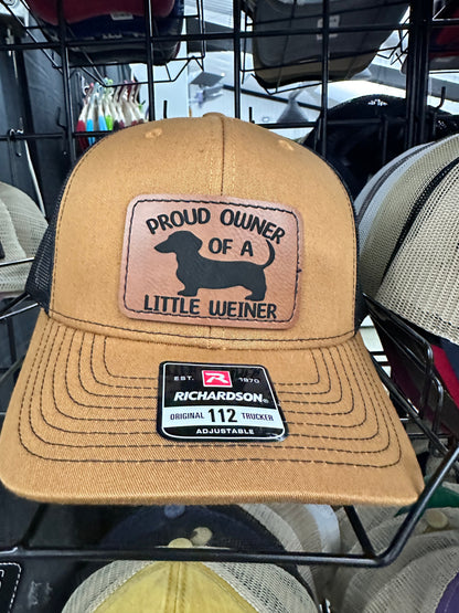 Proud Owner Of A Little Weiner Men's Richardson 112 Trucker Hat