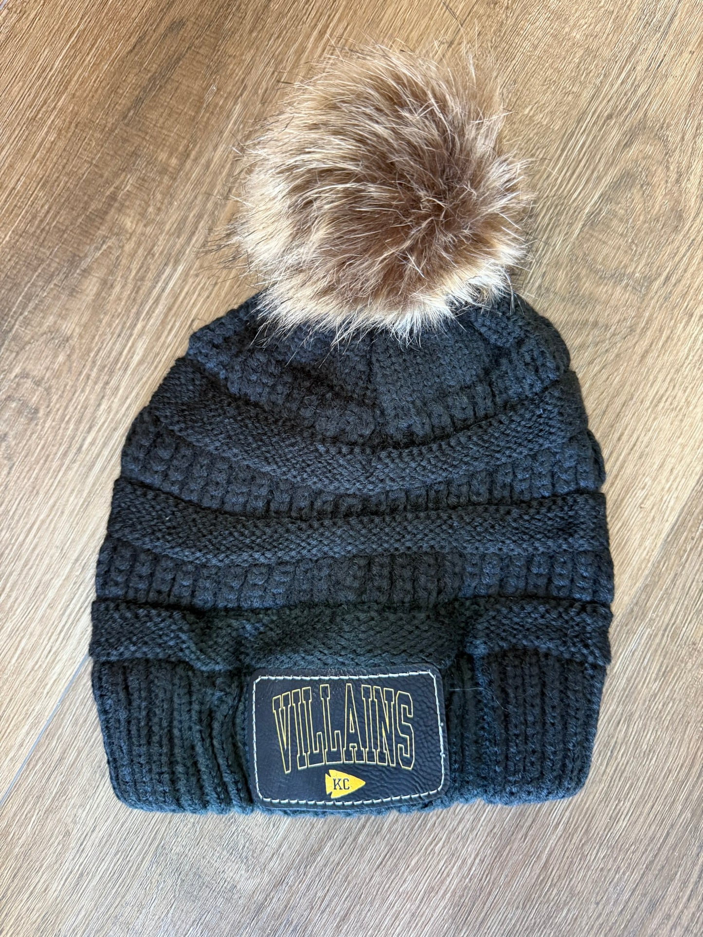 UV Printed Villains KC Knitted Pom Beanie