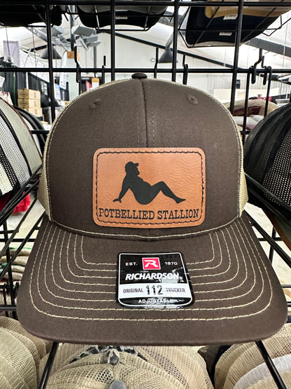Potbellied Stallion Men's Richardson 112 Trucker Hat