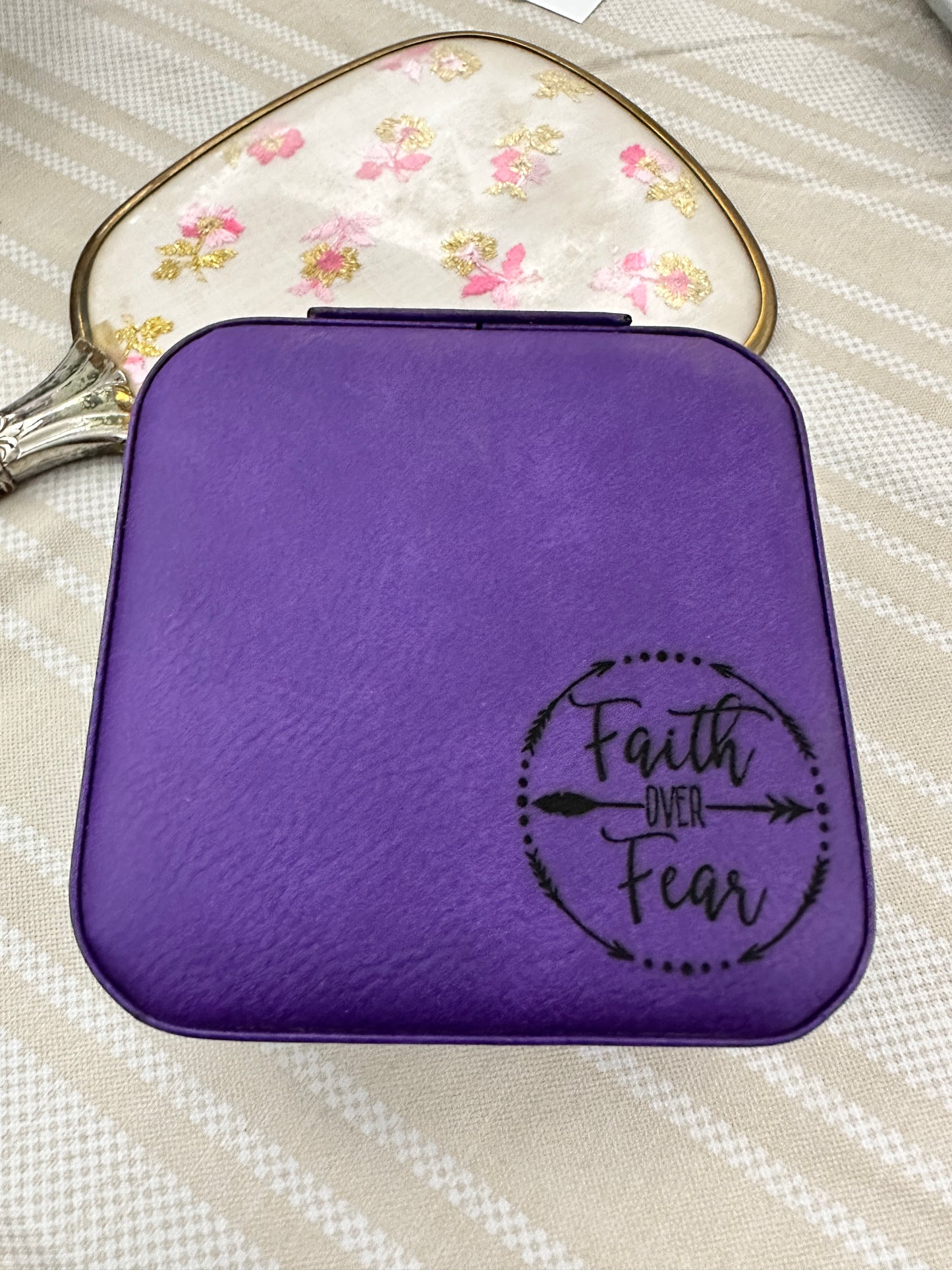 Faith Over Fear Jewelry Box