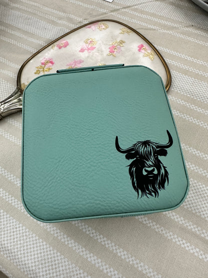 Highland Cow Jewelry Box